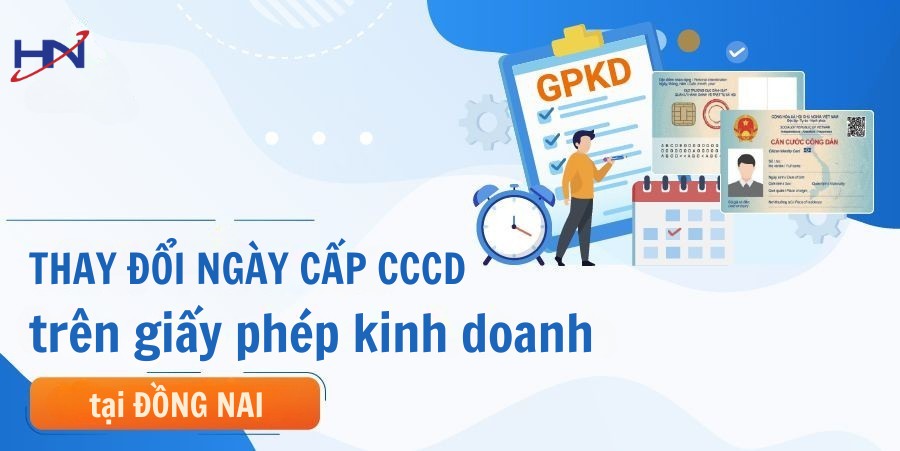 Dịch Vụ Thay Đổi CCCD Trên Giấy Phép Kinh Doanh tại ĐỒNG NAI