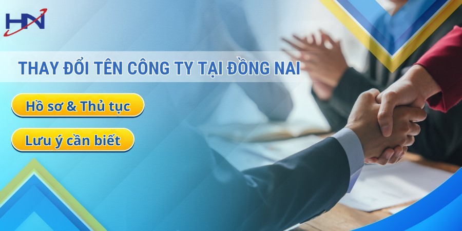 THAY ĐỔI TÊN CÔNG TY tại ĐỒNG NAI